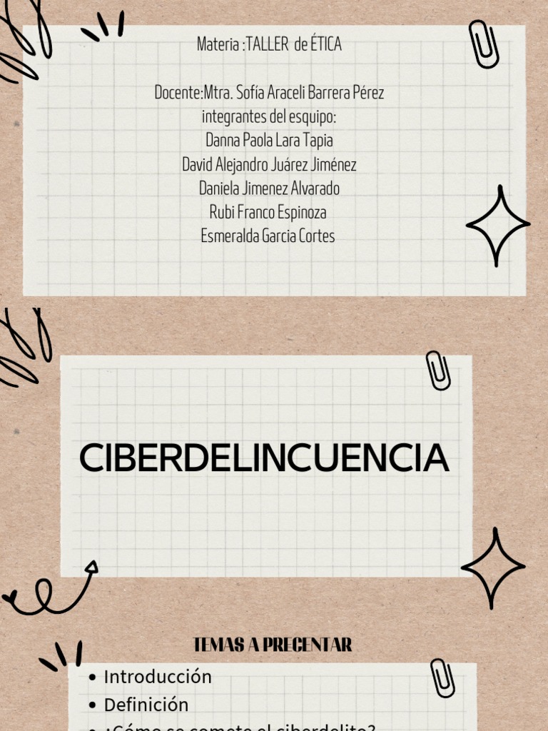 Ciberdelincuencia Pdf Cibercrimen Malware