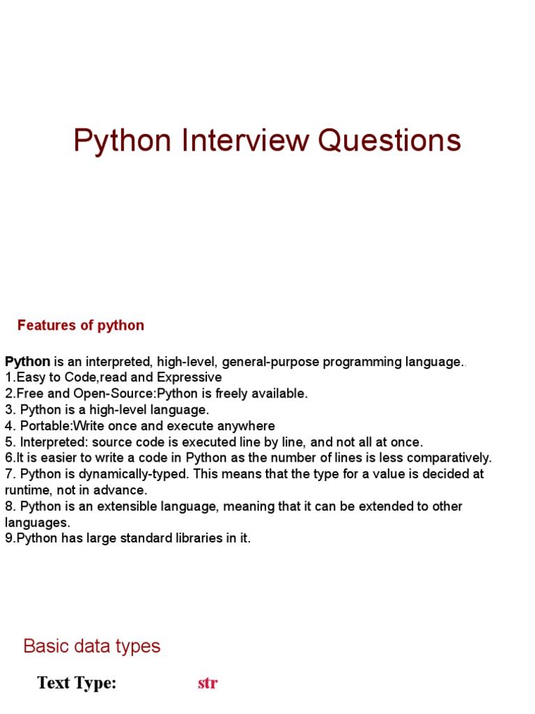 Placement Python 2 | PDF