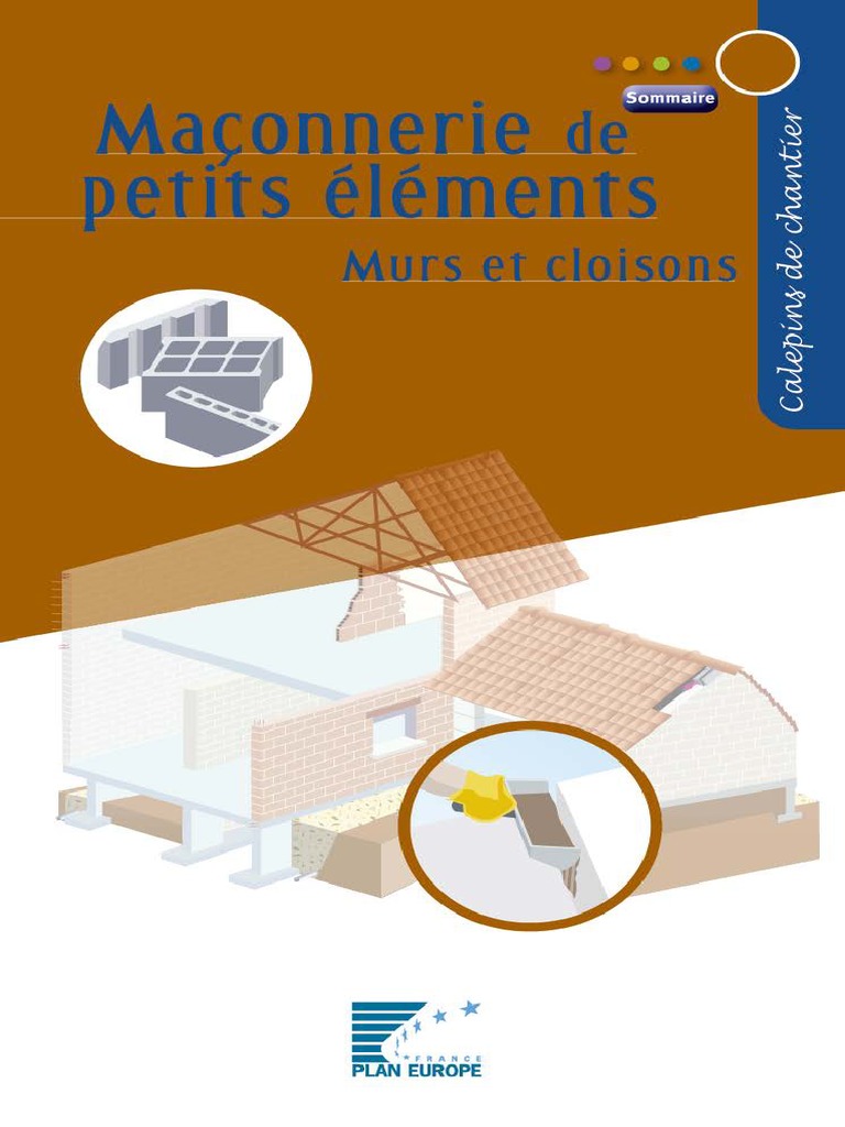 Calepin - Maconnerie de Petits Éléments | PDF