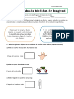 Medidas de longitud: guía para determinar la longitud de objetos usando unidades de medida estandarizadas y no estandarizadas