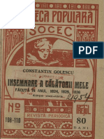 Insemnare A Calatorii Mele - Golescu Constantin - Bucuresti - 1911