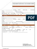 Ficha Caixa Econômica Federal. Excel