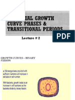 Lecture 2 - Bacterial Growth Curves Transitional Periods
