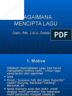 Bagaimana Mencipta Lagu