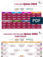 Calendario Mundial Qatar 2022 PDF