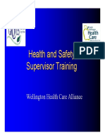 Health and Safety Training - Supervisor 2