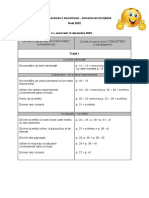 Matière Examen Noël