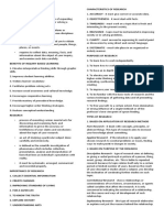 Nature of Inquiry and Research Inquiry Characteristics of Research