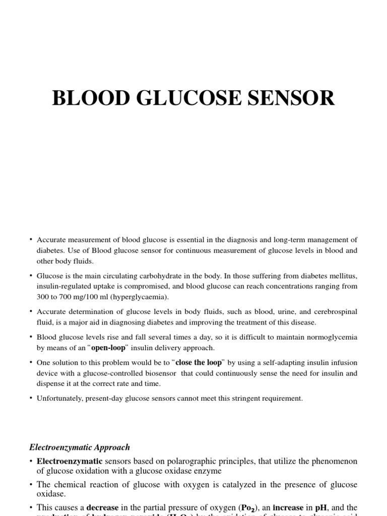 Blood Glucose Sensor PDF Infrared Spectroscopy Absorption