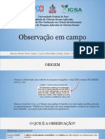 Observação em Campo