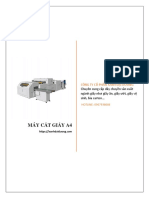 Máy cắt giấy A4 YDF-1300