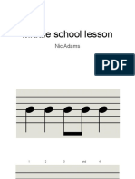 middle school lesson