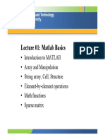 Lecture 01 (Creating Variables & Arrays)