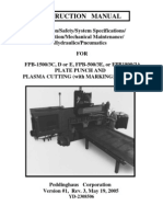 Fpb1500c, D, e 500e or 1800a, B Manual