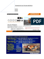 Datos Tecnicos de Las Tolvas Camiones - Hitachi