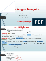 Au Telephone (1) - Cours de Langue Française DR Ayad