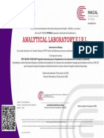 Certificado Acred. Exp.0093-2021-DA - ANALYTICAL (Sede Chalaca)