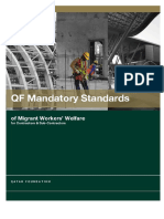 19 Mandatory Standard of Migrant Works Welfare For Contractors and Subcontractors