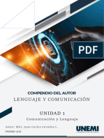 Compendio Unidad 1 Tema 1 - Lenguaje y Comunicación