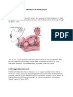 Other Assessment Techniques