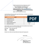 SURAT TUGAS WSBK