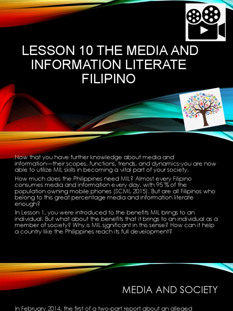 Media Literacy for Filipinos | PDF | Philippines | Information