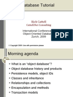 Object Database Tutorial: Rick Cattell