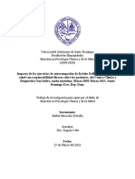 Impacto de Los Ejercicios de Autocompasión de Kristin Neff, en El Personal de Salud Con Responsabilidad Directa (Tesis Modificada 3)