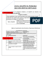 Formulamos El Desafío El Problema Relacionado Con Ventas Virtuales