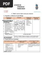 Ubicación de objetos en el plano cartesiano