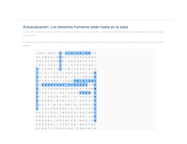 Modulo 4 Sopa de Letras | PDF