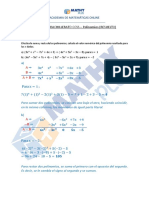 Examen resuelto matemáticas 1 bachillerato CCSS- polinomios