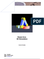 Robot Arm 3D Simulation: Version 0.9 (Beta)