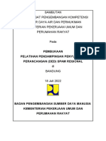 Sambutan Pembukaan Pelatihan Pendampingan Penyusunan DED SPAM Regional - Rev2