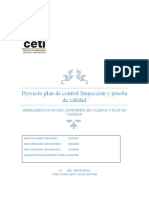 Proyecto plan de control de calidad