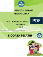 Komunikasi Dalam Pengasuhan 2018