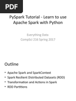 PySpark Cheat Sheet Python | PDF | Standard Deviation | Computer ...
