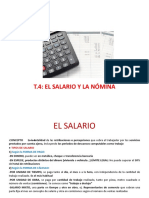 t.4 El Salario y La Nómina