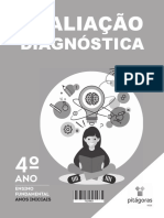 Sistema Pitagoras - 2022 - Avaliacao Diagnostica - 4o Ano - Prova