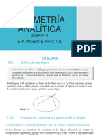 Geometría Analítica: E.P. Ingeniería Civil