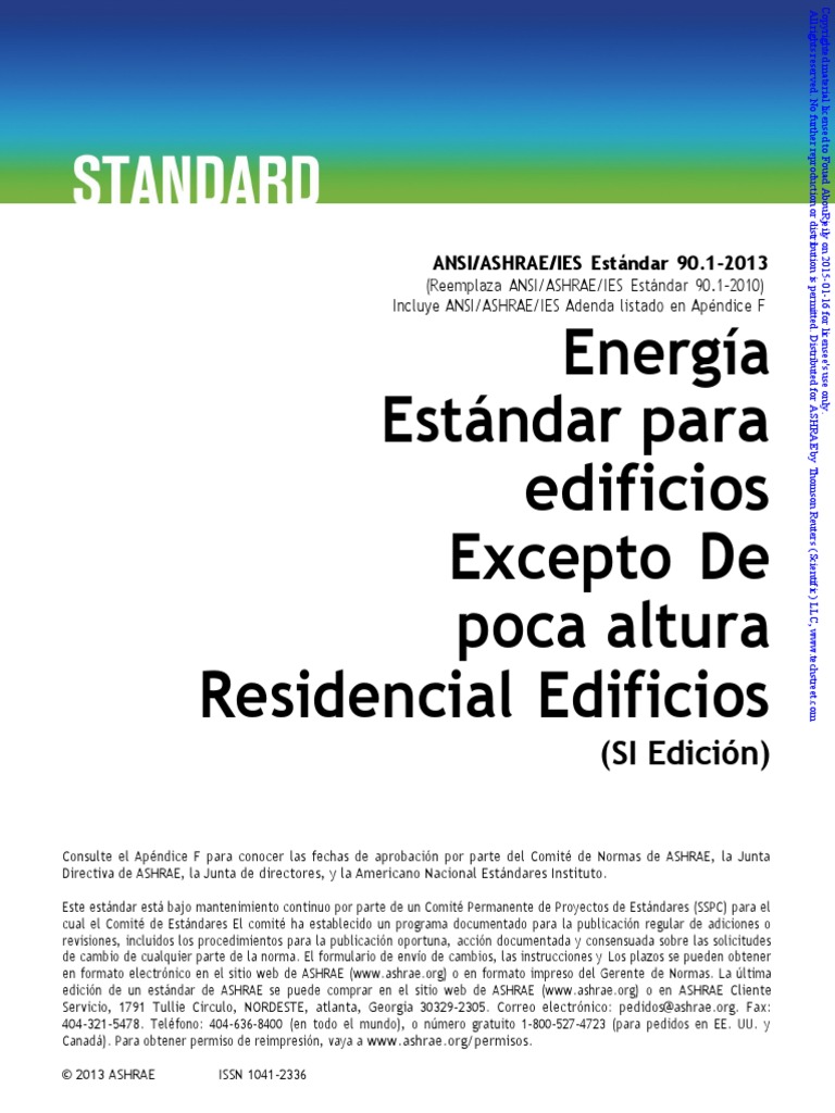 Ashrae 90.1 2013 | PDF | Ventana | Bomba de calor