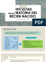 Dificultad Respiratoria Del Recien Nacido y TTRN - Thaly