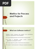 Product Process Metrics