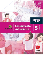 PDF Pensamiento Matematico 5 Quinto de Primaria Version Savia SM Ediciones 2 Compress