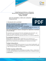 Guía de Actividades y Rúbrica de Evaluación - Fase 5 - Propuesta Final