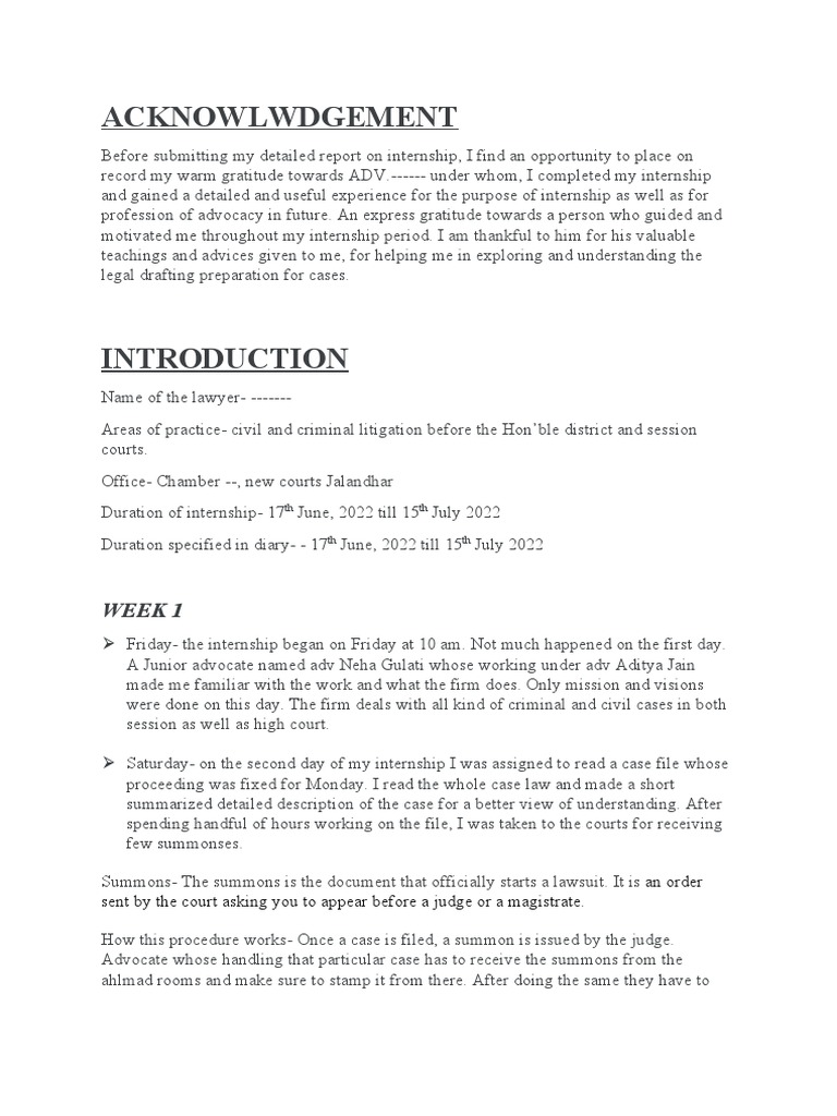 internship-diary-pdf-lawsuit-bail