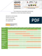 CRONOGRAMA DE ACTIVIDADES