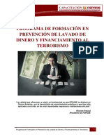 Programa de Formación en Prevención de Lavado de Dinero y Financiamiento Al Terrorismo