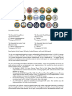 Joint Letter To Congress On The Military Vaccine Mandate 11.30.2022