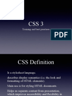 CSS 3 Training